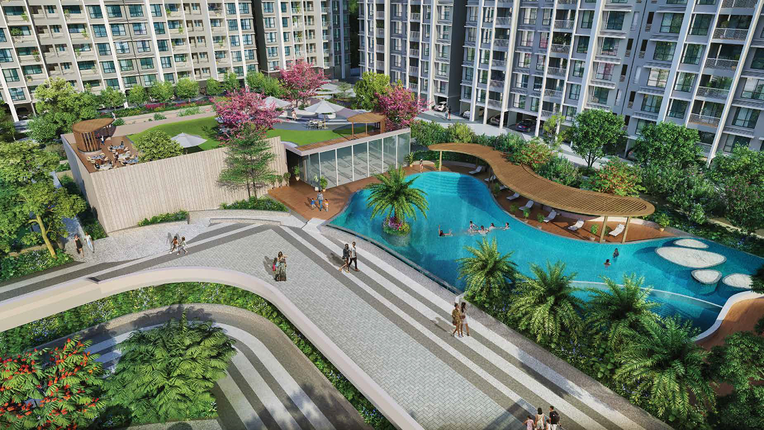 Dosti Greenscapes 1 BHK Layout